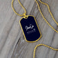 - Military Ball Chain - Luxury Dog Tag