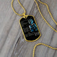 Dragon Ball - 7 5 3 CODE - Goku - Supper Saiyan Blue - Galaxy - Black Dog Tag - Dragon Ball Dog Tag - Military Ball Chain - Luxury Dog Tag
