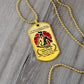 Samurai - Call On me Brother 2 - Bushido - Katana - Ronin - Miyamoto Musashi - Samurai Dog Tag - Military Ball Chain - Luxury Dog Tag