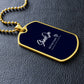 - Military Ball Chain - Luxury Dog Tag