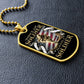 Soldier - Once A Soldier - Always A Soldier - Army - Marine - Black Dog Tag - Soldier Dog Tag - Military Ball Chain - Luxury Dog Tag