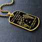 Soldier - Call On Me Brother - Army - Marine - Galaxy - Black Dog Tag - Soldier Dog Tag - Military Ball Chain - Luxury Dog Tag