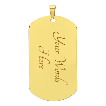 Viking - Call On me Brother - Ragnar Lothbrok - Floki - Military Ball Chain - Luxury Dog Tag