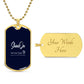 - Military Ball Chain - Luxury Dog Tag