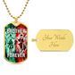 One Piece - Brother Forever - Monkey D. Luffy - Roronoa Zoro - Military Ball Chain - Luxury Dog Tag