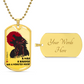 Dragon Ball - A Man - A Warrior - A Monster Inside - Goku - Dragon Ball Dog Tag - Military Ball Chain - Luxury Dog Tag
