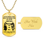 Knight Templar - Call On Me Brother - Knight Templar Dog Tag - Military Ball Chain - Luxury Dog Tag