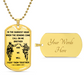 Soldier - Call On Me Brother - Army - Marine - Soldier Dog Tag - Military Ball Chain - Luxury Dog Tag