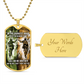 Soldier - Call On me Brother - Army - Marine - Military Ball Chain - Luxury Dog Tag