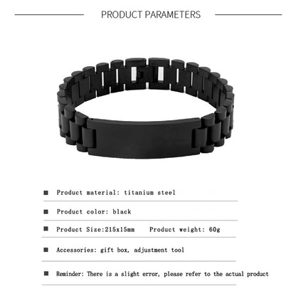 SDB004 - Call On Me Brother - English - Soldier - Army - Black Engrave Bracelet