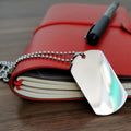 OPD018 - Brother Forever - Monkey D. Luffy - Roronoa Zoro - One Piece Dog Tag - Engrave Silver Dog Tag