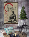 AI004 - True Victory Is Victory Over Oneself - Morihei Ueshiba - Vertical Poster - Vertical Canvas - Aikido Poster