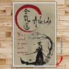 AI007 - Your Mind Is Your Best Weapon - English - Vertical Poster - Vertical Canvas - Aikido Poster