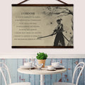 AI009 - I Choose - English - Horizontal Poster - Horizontal Canvas - Aikido Poster