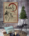 AI025 - True Victory Is Victory Over Oneself - Morihei Ueshiba - Vertical Poster - Vertical Canvas - Aikido Poster