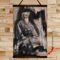 AI030 - Morihei Ueshiba - Vertical Poster - Vertical Canvas - Aikido Poster
