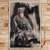 AI030 - Morihei Ueshiba - Vertical Poster - Vertical Canvas - Aikido Poster