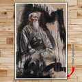 AI030 - Morihei Ueshiba - Vertical Poster - Vertical Canvas - Aikido Poster