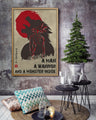 DR021 - A Man - A Warrior - A Monster Inside - Goku - Vertical Poster - Vertical Canvas - Dragon Ball Poster