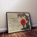 DR023 - Nobody Is Born A Warrior - Goku - English - Horizontal Poster - Horizontal Canvas - Dragon Ball Poster