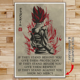DR029 - IF - Show No Mercy - Vegeto - Vertical Poster - Vertical Canvas - Dragon Ball Poster
