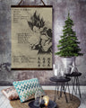 DR043 - 7 5 3 CODE - Vegeta - English - Vertical Poster - Vertical Canvas - Dragon Ball Poster