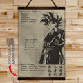 DR044 - 7 5 3 CODE - Goku - English - Vertical Poster - Vertical Canvas - Dragon Ball Poster