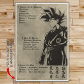 DR044 - 7 5 3 CODE - Goku - English - Vertical Poster - Vertical Canvas - Dragon Ball Poster