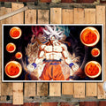 DR050 - Goku Ultra Instinct Mastered - Horizontal Poster - Horizontal Canvas - Dragon Ball Poster