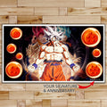 DR050 - Goku Ultra Instinct Mastered - Horizontal Poster - Horizontal Canvas - Dragon Ball Poster