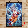 DR051 - A Monster Inside - Goku Ultra Instinct Mastered - Vertical Poster - Vertical Canvas - Dragon Ball Poster