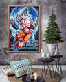 DR051 - A Monster Inside - Goku Ultra Instinct Mastered - Vertical Poster - Vertical Canvas - Dragon Ball Poster