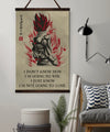 DR014 + DR058 - Quitting Is Not - I'm Not Going To Lose - Home Decoration - Vertical Poster - Vertical Canvas - Dragon Ball Poster