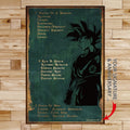 DR060 - 7 5 3 Code - Goku - Vertical Poster - Vertical Canvas - Dragon Ball Poster