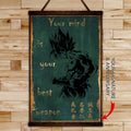 DR064 - Your Mind Is Your Best Weapon - Goku - Vertical Poster - Vertical Canvas - Dragon Ball Poster