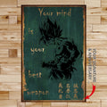 DR064 - Your Mind Is Your Best Weapon - Goku - Vertical Poster - Vertical Canvas - Dragon Ball Poster