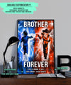 DR073 - Brother Forever - Goku - Vegeta - English - Vertical Poster - Vertical Canvas - Dragon Ball Poster - Dragon Ball Canvas