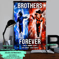DR074 - Brothers Forever - Goku - Vegeta - Vertical Poster - Vertical Canvas - Dragon Ball