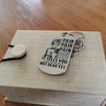 DRD017 - PAIN - You Are Not Dead Yet - Vegeta - Dragon Ball - Engrave Silver Dog Tag