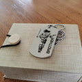 DRD030 - Brother Forever - Goku - Vegeta - Dragon Ball - Engrave Double Silver Dog Tag