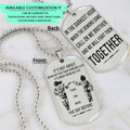DRD032 - Call On Me Brother - It's About Being Better Than You Were The Day Before - Goku - Vegeta - Dragon Ball Dog Tag - Double Side Engrave Silver Dog Tag