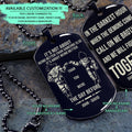 DRD033 - Call On Me Brother - It's About Being Better Than You Were The Day Before - Goku - Vegeta - Dragon Ball Dog Tag - Double Side Engrave Black Dog Tag