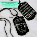 DRD033 - Call On Me Brother - It's About Being Better Than You Were The Day Before - Goku - Vegeta - Dragon Ball Dog Tag - Double Side Engrave Black Dog Tag