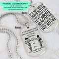 DRD036 - Call On Me Brother - It's Not About Being Better Than Someone Else - It's About Being Better Than You Were The Day Before - Goku - Vegeta - Dragon Ball Dog Tag - Double Side Engrave Silver Dog Tag