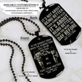 DRD055 - Call On Me Brother - It's About Being Better Than You Were The Day Before - Goku - Vegeta - Dragon Ball Dog Tag - Double-Sided Engrave Black Dog Tag