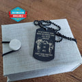 DRD055 - Call On Me Brother - It's About Being Better Than You Were The Day Before - Goku - Vegeta - Dragon Ball Dog Tag - Double-Sided Engrave Black Dog Tag