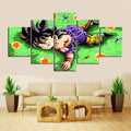 Dragon Ball - 5 Pieces Wall Art - Kid Goku - Printed Wall Pictures Home Decor - Dragon Ball Poster - Dragon Ball Canvas