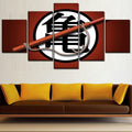 Dragon Ball - 5 Pieces Wall Art - Kame Sect - Printed Wall Pictures Home Decor - Dragon Ball Poster - Dragon Ball Canvas