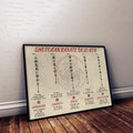 KA001 - Shotokan Karate Dojo Kun - Horizontal Poster - Horizontal Canvas - Karate Poster - Karate Canvas