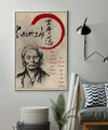 KA003 - Do Not Think That You Have To Win -  Gichin Funakoshi - Vertical Poster - Vertical Canvas - Karate Poster - Karate Canvas